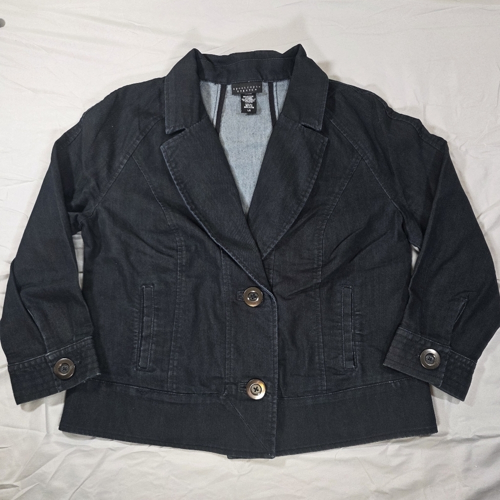 Apostrophe Black Blazer Tailored Suit Jacket